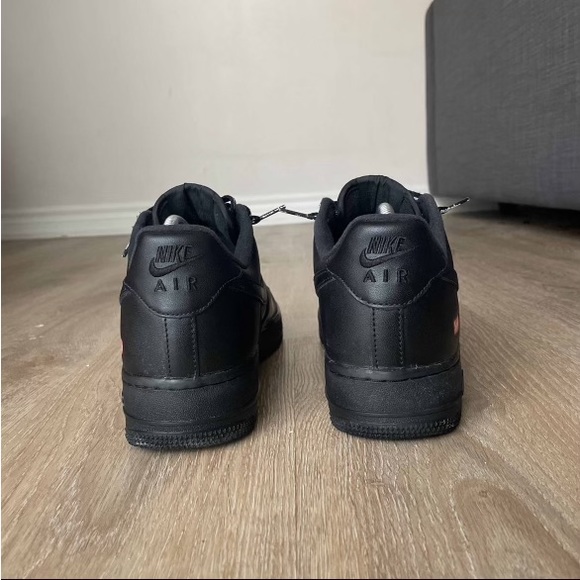 SOLD - SUPREME x AIR FORCE 1 LOW ‘LOGO BOX - BL VX ACK’ - Picture 6 of 9